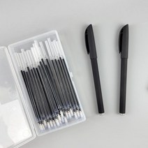 아이비스 기화펜 0.5mm 2p + 리필심 20p 세트 SP11678, 청색, 2세트