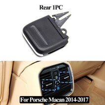자동차 앞 뒤 에어 컨디셔닝 AC 벤트 그릴 클립 슬라이더 수리 키트 For Porsche Macan 2014-2017 2018-2020, 03 Rear 1pc