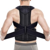 허리 어깨 굽은등 바른자세 교정기 for men women hunching back, L