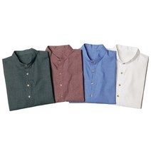 보카시 원단 데일리 헨리넥 셔츠 남자 단정한 봄셔츠