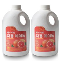 메가카페 자몽 에이드 1.85kg/1.5L 2개세트, 2개