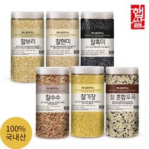 하나로라이스 국내산 찰잡곡 찰보리 외 5종, 찰흑미쌀