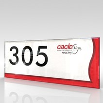 카시드 WNR134 호실판 호수판 숫자판 도어사인 호실표지판 방호수 룸넘버 현관문 아파트 빌라 원룸 오피스텔 호텔 모텔 고시원, 아크릴