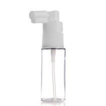 [허브스프레이] 헤어 스프레이 용기 20ml~100ml 플라스틱 공병, 20ml투명 흰색캡