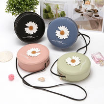 NICKKIM 닉킴 가죽 가방 만들기 DIY 집콕시리즈 가죽공예 키트 바느질 취미 (동영상제공), 핑크 (플라워DIY)