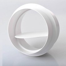 주방 후드 환풍기 댐퍼 드래프트 차단기 환기 체크 밸브 드래프트 백 셔터 인라인 덕트, 110mm, 03 110mm
