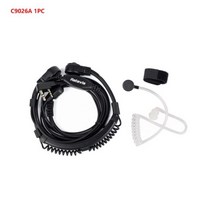 위키토키 무전기Retevis Throat Mic 워키 토키 헤드셋 트랜시버 Covert Tube Finger PTT 이어폰 Kenwood B, CHINA, C9026A 1pc