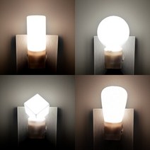 더리빙 LED취침등 4종 무드등 수유등 LED조명, LED에그취침등(주광색)