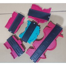 만능 곡선 자 윤곽 측정기 목공자 타일 눈금 작업 각도 직각 다용도 모양 특정 설계 형틀, 5인치그린개