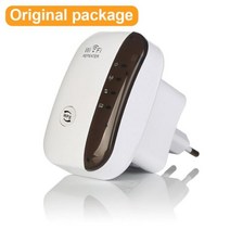 와이파이 리피터 무선 범위 익스텐더 라우터 신호 증폭기 300Mbps 부스터 2.4G 울트라부스트 액세스 포인트, 러시아, AU Plug, Original box-white