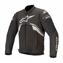 Alpinestars 남성용 T-GP Plus R v3 에어 오토바이 재킷 블랙/레드/화이트 2XL, 3X-Large_Black/Grey/White, Black/Grey/White