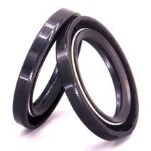 블랙 ID 50-75mm TC/FB/TG4 스켈레톤 오일 씰 링 NBR 더블 립 개스킷 회전 샤프트용, 51 65x90x12mm 1Pcs