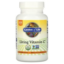 Garden of Life Living 비타민C 베지 캡슐 60정, 1개