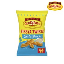 올드엘파소 피에스타 트위스트 콘스낵 제스티 랜치 155.9g, Zesty-Ranch-5.5oz
