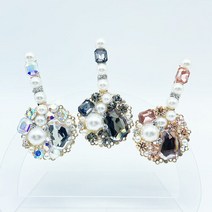 8. [JJQUEEN] 로잘린 악어집게핀 HR611 HR612 HR613 3가지 컬러중 택1