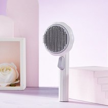 강아지 고양이 빗 슬리커 브러쉬, 화이트