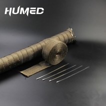 단열테이프 배기 테이프 머플러 빈티지 오토바이 배기 파이프 헤더 히트 랩 저항 테이프 유리 섬유 열 차, 18 10M red