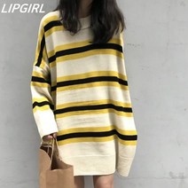 립걸라베 박시 니트원피스