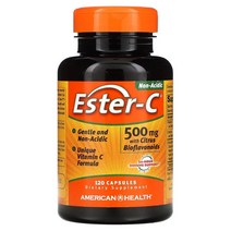 American Health 에스테르-C 시트러스 바이오플라보노이드 500 mg 120 캡슐 (용량확인필수), 500 mg American Health, 120 개