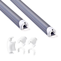 DECLU 케이블데코 플러스 디자인 전선몰딩 풀패키지 세트 라지사이즈, 진회색, 흰색캡