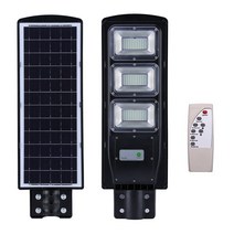 태양광 충전등 LED 센서등 스텐드 가로등 태양열 에너지 정원등, LS6000W 센서등3구(1개입), 복합