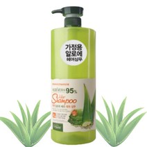 1500ml 대용량 샴푸 착한 오가니아 알로에 베라 샴푸 1개/2개/3개, 3개
