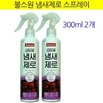 불스원 냄새제로 스프레이 쥬시 베리향, 300ml 4개