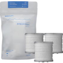 바디럽 퓨어썸 샤워기 본품 + 퓨어 필터 3p 선물세트, 2세트