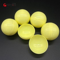 캡슐 뽑기 기계 자판기 5Pcs 70MM 플라스틱 PP 깜짝 공 장난감 라운드 비누 소재 캔디 정리함 수납함 다채로운 자동 기에아이를 열 수 ., [02] 라이트 옐로우, 라이트 옐로우