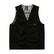 다이와 DAIWA DJ-2722 던로텍 원터치 서모 낚시 피싱 조끼 베스트 일본, 블랙