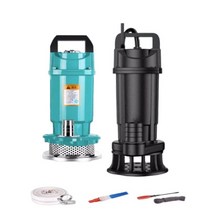 콸콸 수중 펌프 배수 오수 워터 모터 220V 1마력 2마력, 청수550W/10m, 1개