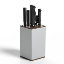 리빙인 스튜디오 월넛 원목 칼블럭, 우드