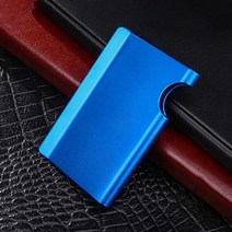DIENQI-RFID 메탈 신용 카드 홀더 지갑 남자 하드 뱅크 카트 케이스 마그네틱 슬림 알루미늄 스틸 미니멀리스트