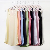 강물처럼 빅사이즈사랑해요 0019RL012 심플 롱 망고 나시 IN (6447024)