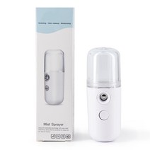 나노 미스트기 미니 얼굴미스트 피부관리기 휴대용 USB, 화이트