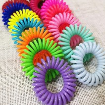 스프링헤어끈 아기 곱창 머리끈 전화기 자국없는 탄력