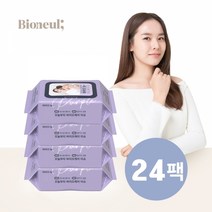 바이오늘 우리아기 바이오케어티슈 퍼플 휴대 24팩 (휴대용180X200팩당 20매), 12팩, 2박스