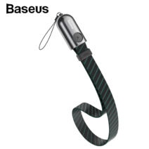 베이스어스 아이폰 핸드 스트랩 출입 카드 홀더 목걸이 형 애플 8핀 고속 충전 케이블 충전케이블, 1개, 스트라이프블랙-목걸이형