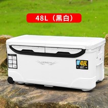 차박 캠핑 쿨러 아이스박스 휴대용 냉장고 스쿱 버킷, 48L