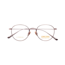 아이로닉아이코닉(ironiciconic) 프랭크커스텀st IN1151 C.3(핑크골드) 베타티타늄 원형 초경량 세련된 고급스러운안경