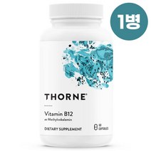 쏜리서치 비타민 B12 60캡슐 Thorne Vitamin B12, 단품, 단품