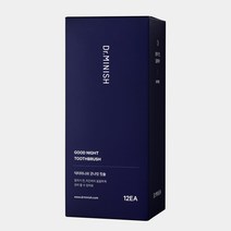 닥터미니쉬 굿나잇칫솔 12개입, 12개입(네이비)