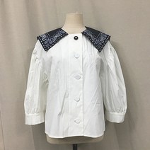 럭키슈에뜨 반팔 블라우스 38 새상품 중고명품 구제