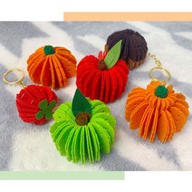 펠트대장 과일 키링만들기(DIY키트), 사과(청), 1개