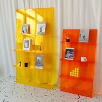 아크릴 홍보물 거치대 전단지 잡지 팜플렛 리플렛 신문 가판대, 클라인블루웨이브(150x59cm)