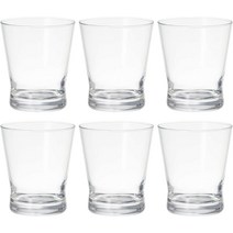Toyo-Sasaki 식기세척기 사용가능 소다석회 유리잔 460ml, 460ml개, 6개의 세트