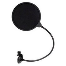 리플렉션필터 마이크팝필터 범용 클램프 온 전문 마이크 팝 필터 이중층 녹음 스프레이 더블 메쉬 스크린 13cm 6 인치