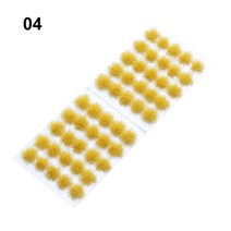 39/50 pcs/Set 현실적인 꽃 잔디 Tufts 시뮬레이션 모델 모래 장면 DIY 재료 미니어처 관목 식물 클러스터, 04 type 4-50pcs