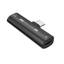 BGVP T01s 이어폰 증폭기 USB 유형 C ~ 3.5mm 헤드폰 잭 오디오 어댑터 32bit 384kHz 디지털 디코더 AUX 변환기, Black