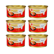벨로타(고양이캔) [참치와 연어] 태국 타이유니언 자체브랜드 리얼미트 Bellota Tuna and Salmon (85g) 덕유펫푸드, 24개